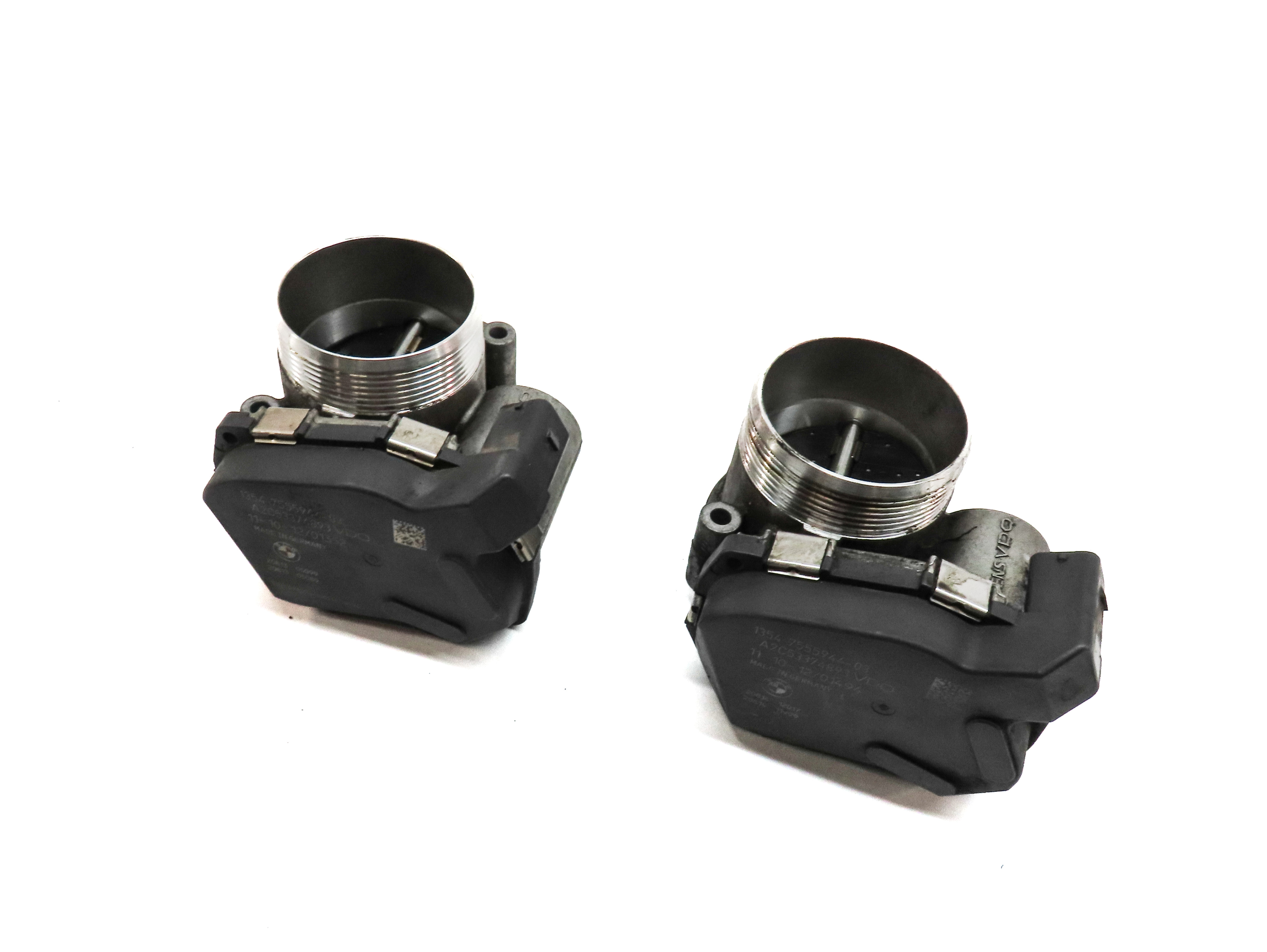 08-18 BMW 550i 650i 750i B6 B7 M5 M6 X5 X6 4.4L TWIN TURBO THROTTLE BODY SET-2 — exact item pictured